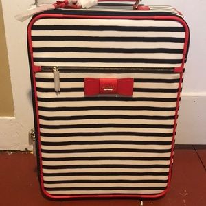 NWT Striped Kate Spade Carry On!